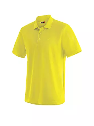 MAIER | Herren Funktionspolo Ulrich | gelb