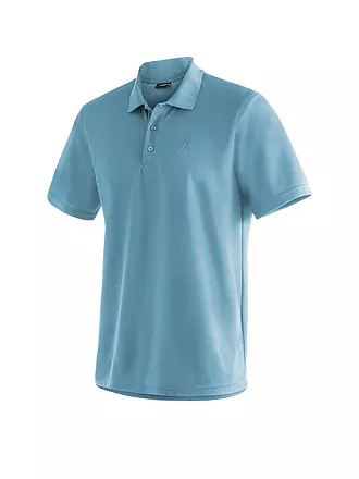 MAIER | Herren Polo Ulrich | hellblau