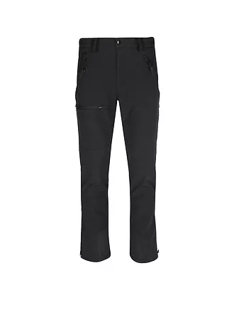 MAIER | Herren Softshell Wanderhose Adakit | schwarz