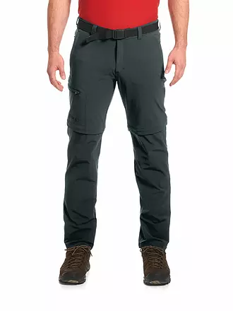 MAIER | Herren ZippOff-Wanderhose Tajo T | schwarz