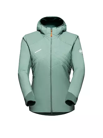 MAMMUT | Damen Iso Hybridjacke Rime Light Polartec Hoodie | mint