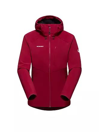 MAMMUT | Damen Softshelljacke Ultimate Comfort | dunkelrot