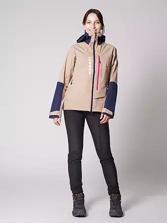 MAMMUT | Damen Tourenjacke Aenergy Air HS Hooded | beige