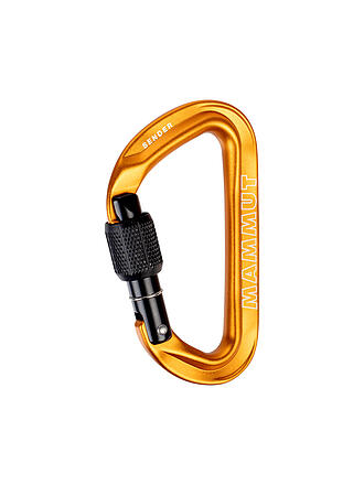 MAMMUT | Karabiner Sender Screwgate | gold