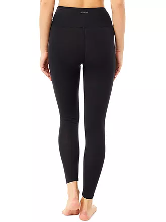 MANDALA | Damen Yoga Tight High Rise Wrap | blau