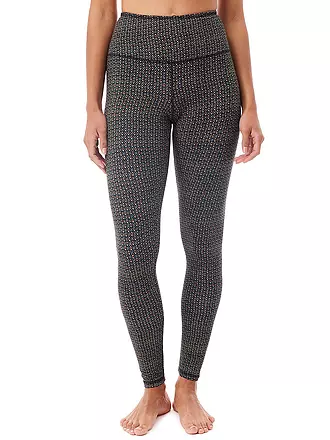 MANDALA | Damen Yoga Tight Printed | dunkelblau