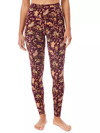 MANDALA | Damen Yoga Tight Printed | dunkelblau