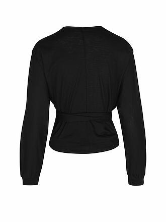 MANDALA | Damen Yogaweste zum Wickeln | schwarz