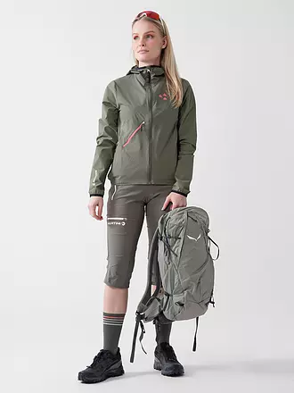 MARTINI | Damen Softshell Hybridjacke Trektech Hoodie | olive
