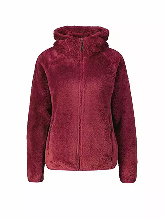 MERU |  Damen Fleecejacke Roxburgh Hoodie | beere
