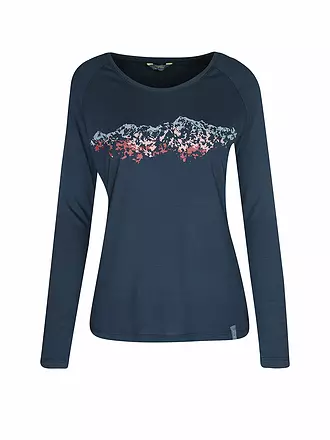 MERU |  Damen Langarmshirt Katrineholm | dunkelblau
