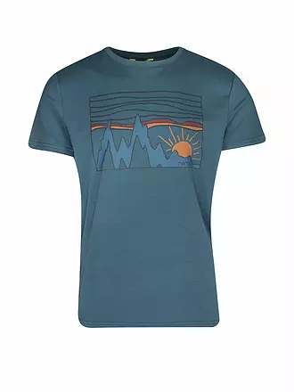 MERU |  Herren T-Shirt Moss | blau