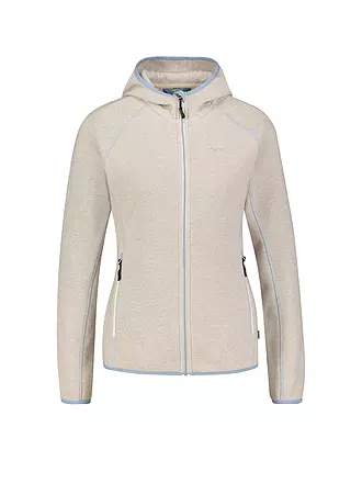 MERU | Damen Fleecejacke Horta Hoodie | beige