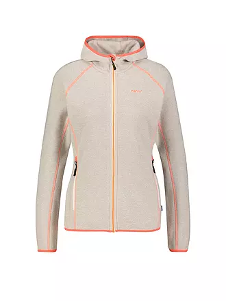 MERU | Damen Fleecejacke Horta Hoodie | beige