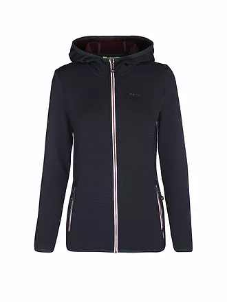 MERU | Damen Fleecejacke Poole Hoodie | dunkelblau