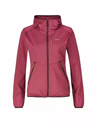 MERU | Damen Fleecejacke Silkeborg Stretch Hoodie | beere