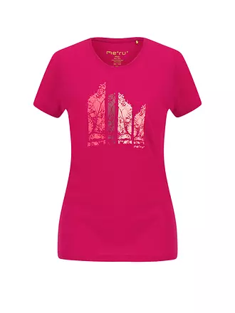 MERU | Damen Funktionsshirt Skive Wool | rot