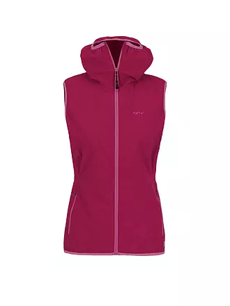 MERU | Damen Weste Talca Hoodie | beere