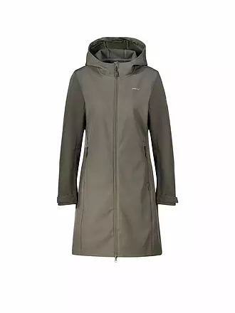 MERU | Damen Winter Softshellmanten Touloluse Hoodie | grau
