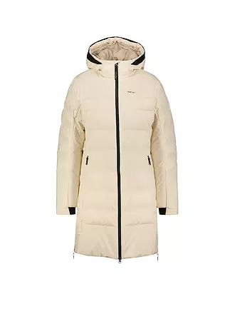 MERU | Damen Wintermantel Esbjerg Hoodie | beige