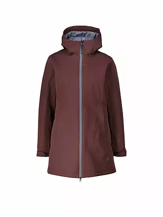 MERU | Damen Wintermantel Nora Hoodie | petrol