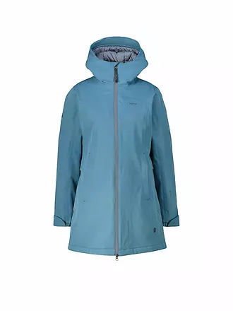 MERU | Damen Wintermantel Nora Hoodie | petrol