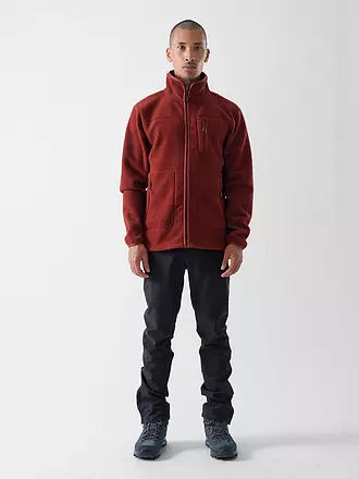MERU | Herren Fleecejacke Boigny Sherpafleece | dunkelgrün