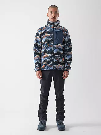 MERU | Herren Fleecejacke Rennes Teddyfleece | hellblau