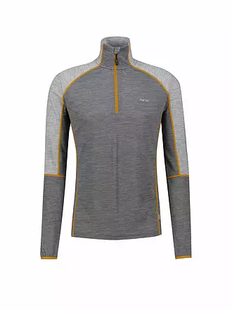 MERU | Herren Funktions Zipshirt Slagelse | grau