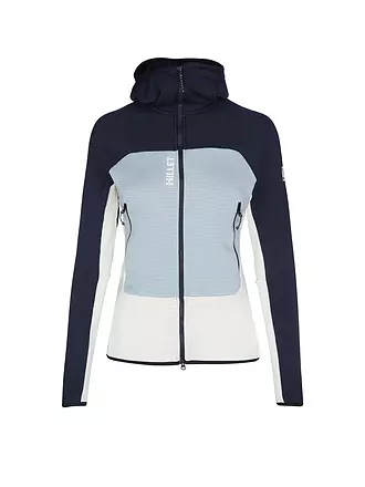 MILLET | Damen Fleecejacke Fusion Grid Hoodie | hellblau