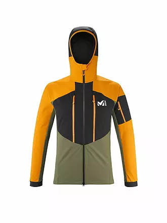 MILLET | Herren Touren Softshelljacke White Shield Hoodie | orange