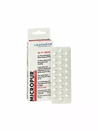 MIRCROPUR | Micropur Forte MF 1T DCCNa (4x25 Tabletten) | keine Farbe
