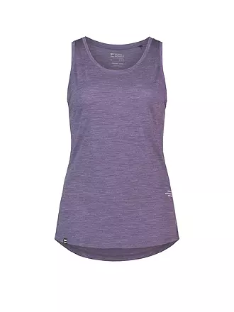 MONS ROYALE | Damen Rad Tanktop Zephyr Merino Cool | lila