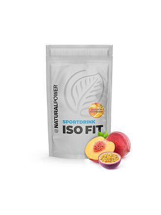 NATURAL POWER | Sportdrink Iso Fit 400g Pfirsich-Maracuja | keine Farbe