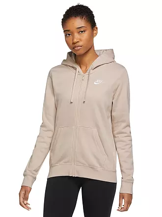 NIKE | Damen Jacke Sportswear Club Fleece | beige