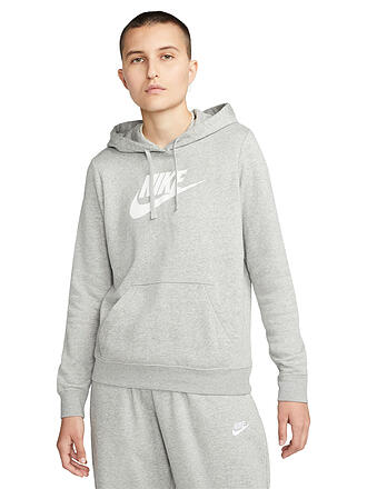 NIKE | Damen Kapuzenpullover Sportswear Club Fleece | schwarz