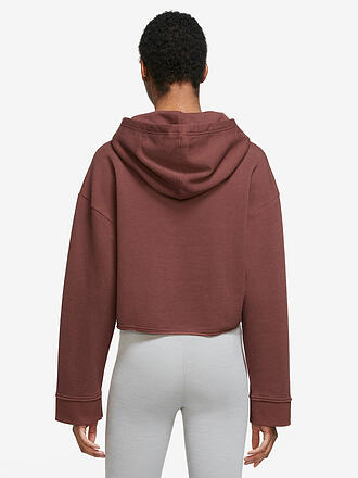 NIKE | Damen Kapuzenpullover Yoga Luxe | braun