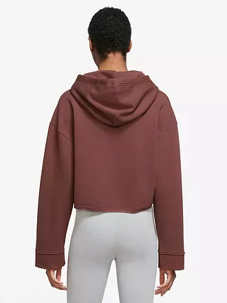 NIKE | Damen Kapuzenpullover Yoga Luxe | braun