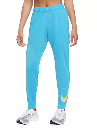 NIKE | Damen Laufhose Dri-FIT Swoosh Run | blau