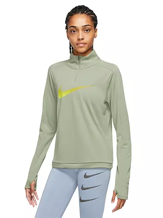 NIKE | Damen Laufshirt Dri-FIT Swoosh | pink
