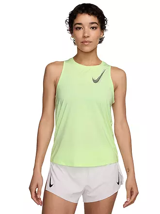 NIKE | Damen Lauftank One Swoosh | hellgrün