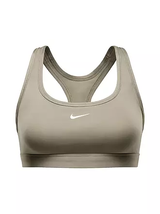 NIKE | Damen Sport-BH Swoosh Low Support | olive