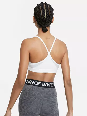 NIKE | Damen Sport-BH Swoosh Medium Support | schwarz