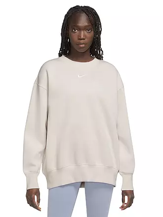 NIKE | Damen Sweater Sportswear Phoenix Fleece | beige