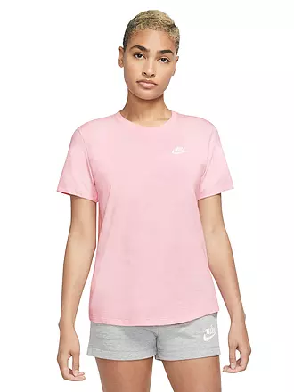 NIKE | Damen T-Shirt Sportswear Club Essentials | weiss