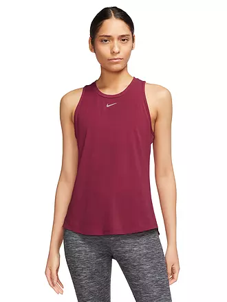 NIKE | Damen Tennis Tanktop Dri-FIT One Luxe | beere