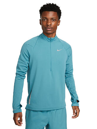NIKE | Herren Laufshirt Therma-FIT Run Division | petrol