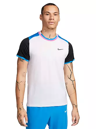 NIKE | Herren Tennisshirt NikeCourt Advantage Dri-FIT | weiss