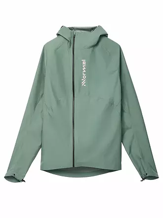 NNORMAL | Damen Laufjacke Trail Rain | dunkelgrün