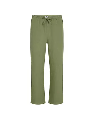 O'NEILL |  Mit der leichten Brenda Hose begleiten dich unbeschwerte Beach-Vibes überall hin. Die Hose mit hohem Bund und geradem Bein hat einen knöchellangen Schnitt und Eingrifftaschen für eine klassische Silhouette. Der eingearbeitete elastische Bund sorgt daf | hellblau